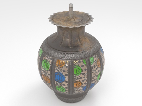  花瓶 花器 摆件 装饰瓶 工艺品3d模型 