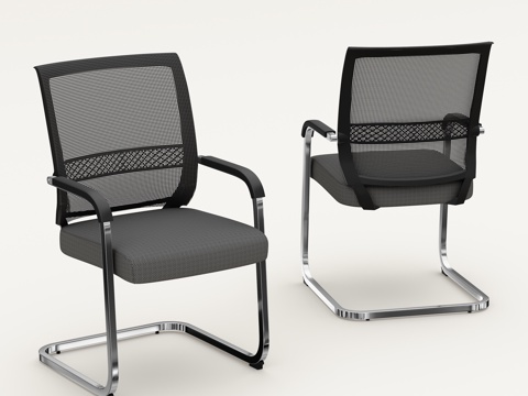  现代办公椅 会议椅 网椅3d模型 