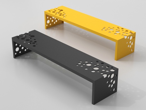 现代景观座椅 户外座椅 不锈钢座椅 镂空座椅 公园座椅su模型