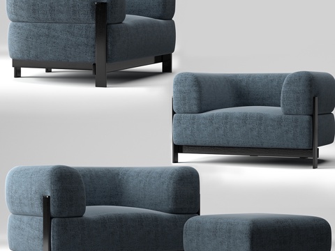  大象扶手椅3d模型 