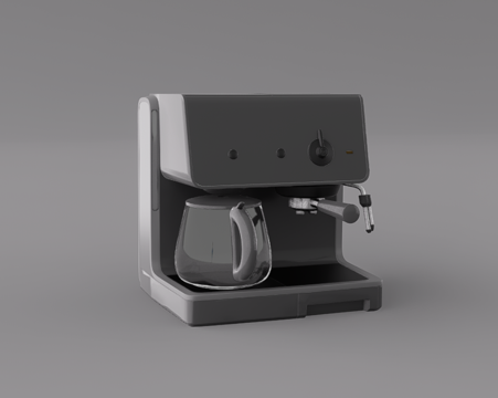 咖啡机su模型