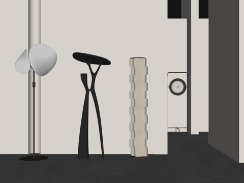 吊灯 室外灯 灯具 灯 射灯su模型