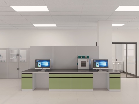 现代医院_医院实验室_手术室_实验室su模型