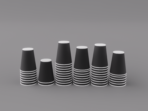 杯子组合su模型