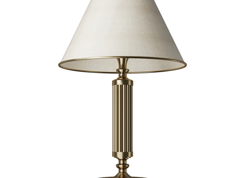  北欧简约台灯 台灯 简约台灯 书房台灯  灯 轻奢台灯3d模型 