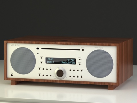  蒂沃利音响音乐系统增强版3d模型 