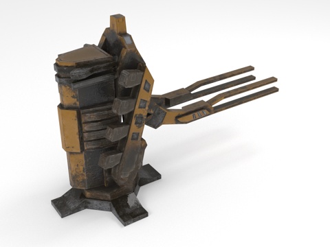  机械装置 工业设备 金属结构3d模型 