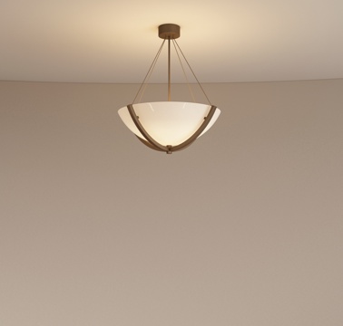 现代餐厅吊灯 金属吊灯 复古吊灯 轻奢吊灯 吧台吊灯su模型