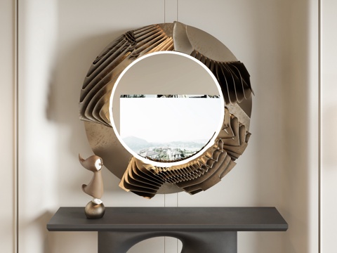  现代墙饰挂件3d模型 