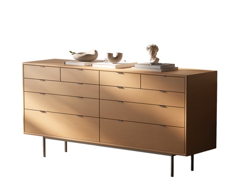 现代玄关柜 意式边柜 现代端景柜 意式端景柜 意式轻奢边柜su模型