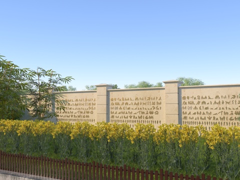  市政道路景观3d模型 