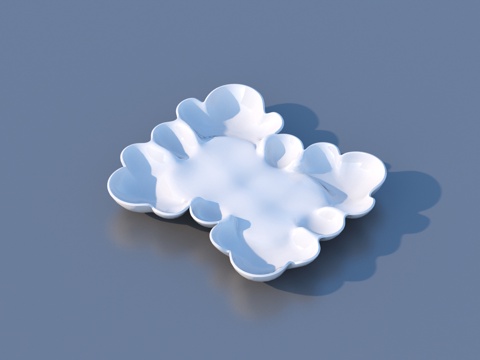  盘子 陶瓷 器皿3d模型 