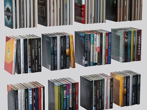  UE4就绪书籍套装3d模型 