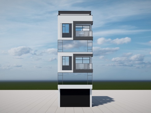 现代别墅建筑设计施工图cadcad施工图