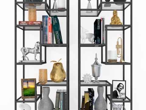  现代装饰品摆件工艺品3d模型 