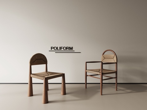 餐椅单椅书椅su模型