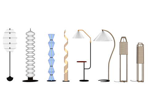 吊灯 灯光 室内灯 室外灯 射灯su模型