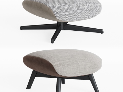  米诺蒂罗素脚凳套装3d模型 