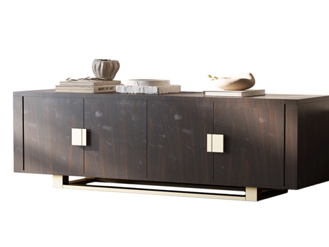 现代意式玄关柜 意式边柜 意式装饰柜 意式斗柜 意式餐边柜su模型