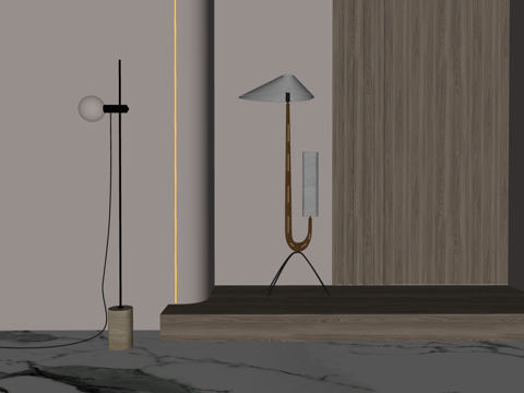 室外灯 装饰灯 灯具 灯光 吊灯 草坪灯su模型