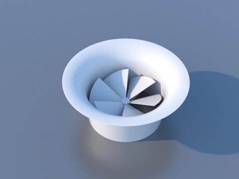  排风口 出风口3d模型 