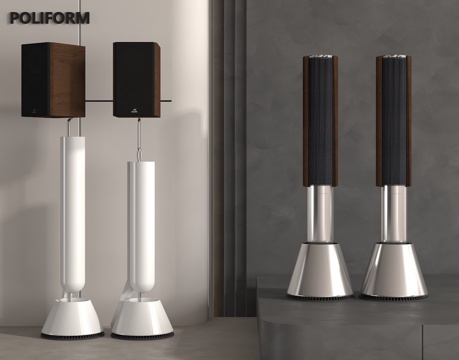  高端音响 家居声学 极简设计 音响设备 品牌音响3d模型 