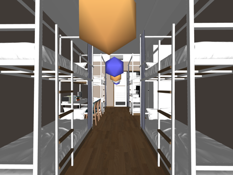 双人间 寝室 单人间 卧室 宿舍 家装 工装su模型