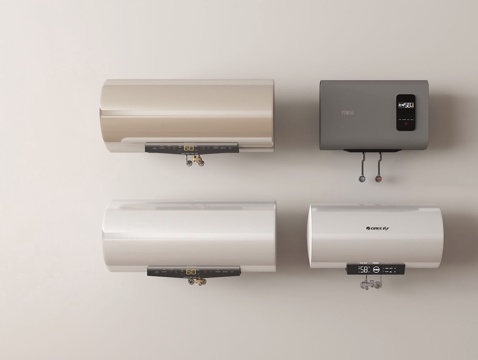 电热水器 家用热水器 智能温控 厨卫电器 家电设计 热水设备su模型