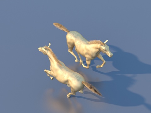  雕塑 马雕塑 艺术摆件3d模型 