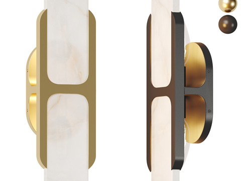 Odin现代壁灯3d模型