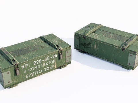 现代木箱su模型