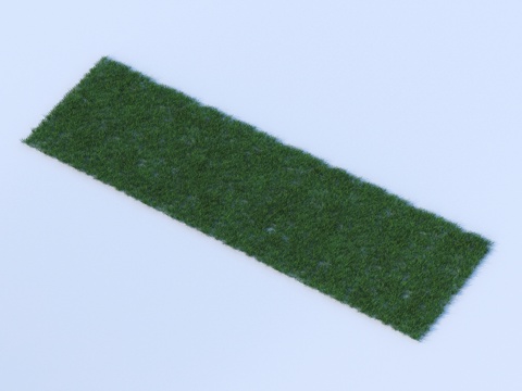  草地 草坪 草种子3d模型 