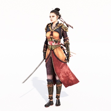 女武士su模型