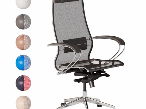  办公椅 Samurai S-1.04 MPES3d模型 