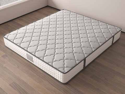 现代床垫 床品 席梦思su模型