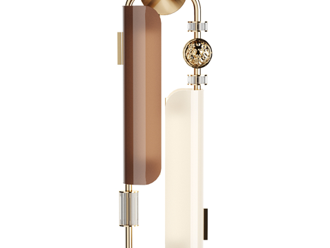  现代简约轻奢壁灯 壁灯 简约壁灯 装饰壁灯 轻奢壁灯 灯3d模型 