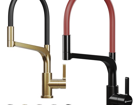  Omoikiri Sinto 2 Plus. 厨房水龙头3d模型 