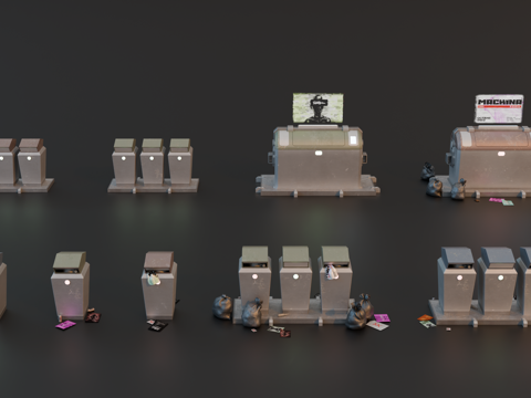 科幻垃圾桶 赛博朋克垃圾桶 街道垃圾桶 高科技垃圾桶 电子垃su模型