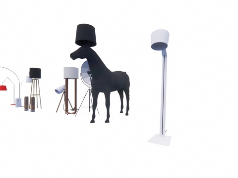 灯具 草坪灯 装饰灯 室内灯 射灯su模型