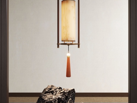 宋式吊灯 吊灯 装饰吊灯  小吊灯  艺术吊灯su模型