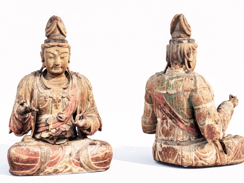 雕像 佛像su模型