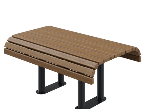  北欧简约户外凳子 凳子 简约凳子 木质凳子3d模型 