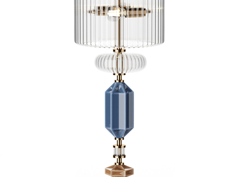  现代简约轻奢台灯 台灯 简约台灯 书房台灯 灯3d模型 