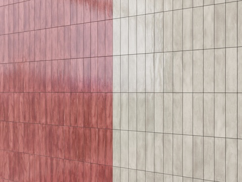  现代手工砖 釉面砖 卫浴砖 小长方形砖su模型 