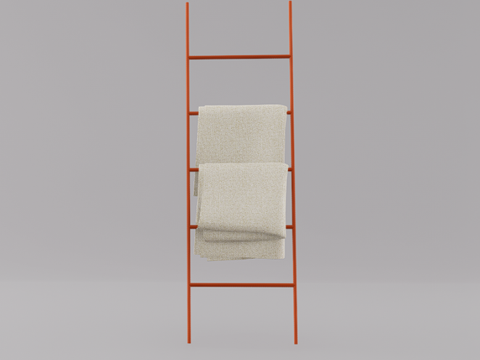 毛巾架su模型