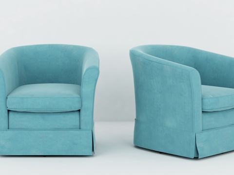  现代3DMAX单人沙发模型3d模型 