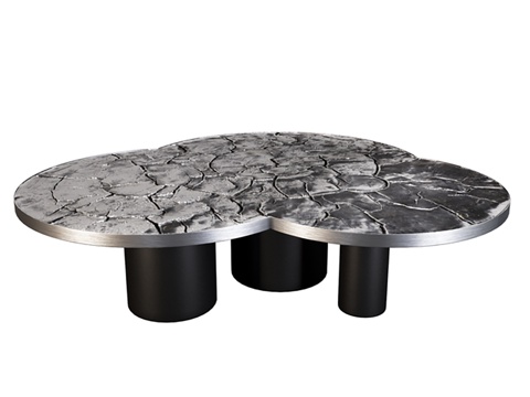  圆几 茶几3d模型 