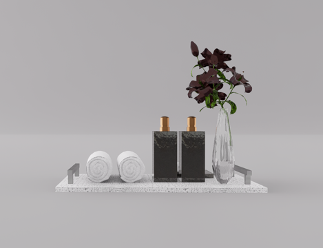 洗护用品su模型