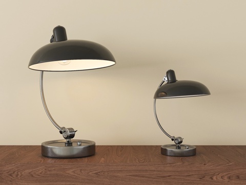  台灯 意式极简 金属台灯3d模型 