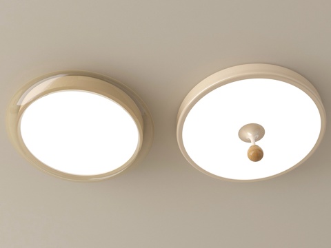 法式吸顶灯 卧室吸顶灯su模型